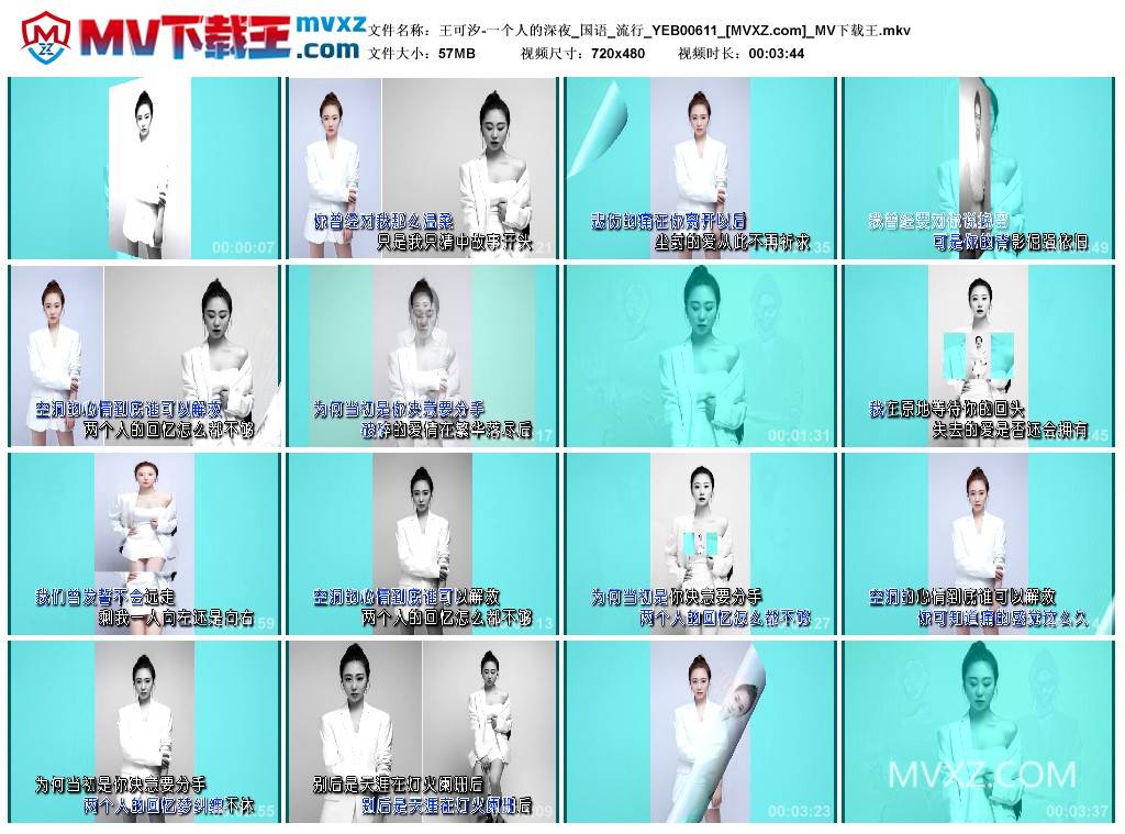 王可汐-一个人的深夜_国语_流行_YEB00611